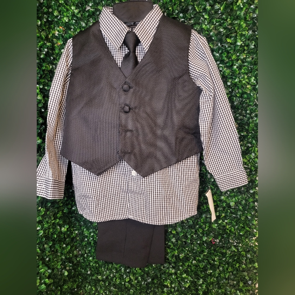 Toddler boy 3pc suit set (Not Made W/ Suit Jacket)